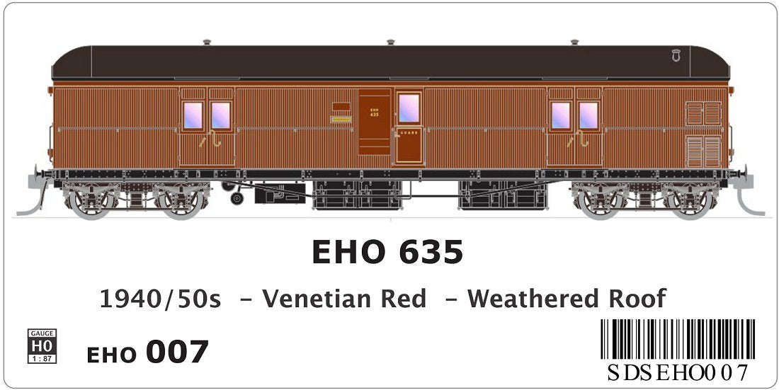 1940/50s, Venetian Red, Weathered Roof