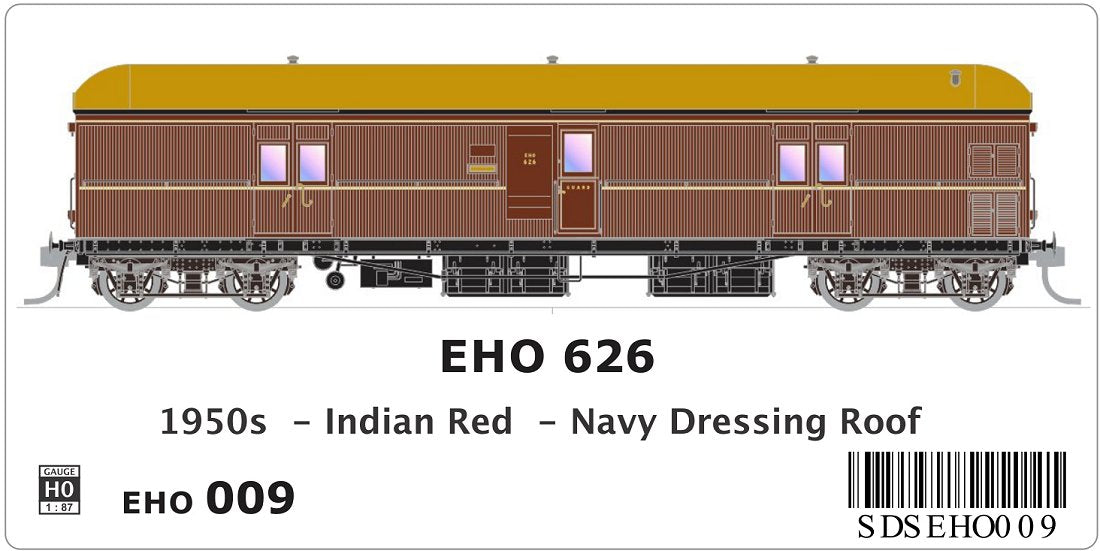 1950s, Indian Red, Navy Dressing Roof