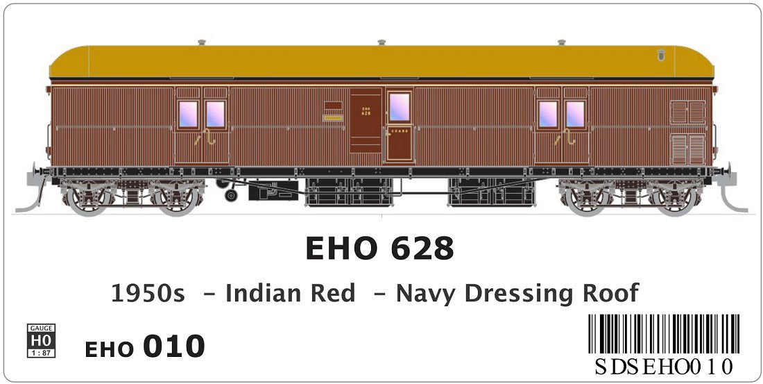 1950s, Indian Red, Navy Dressing Roof