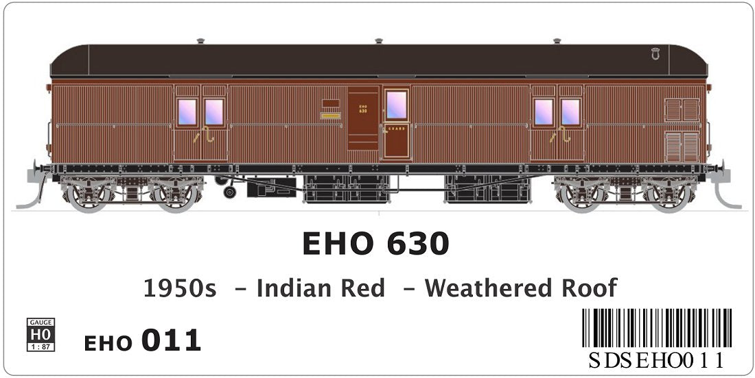 1950s, Indian Red, Weathered Roof