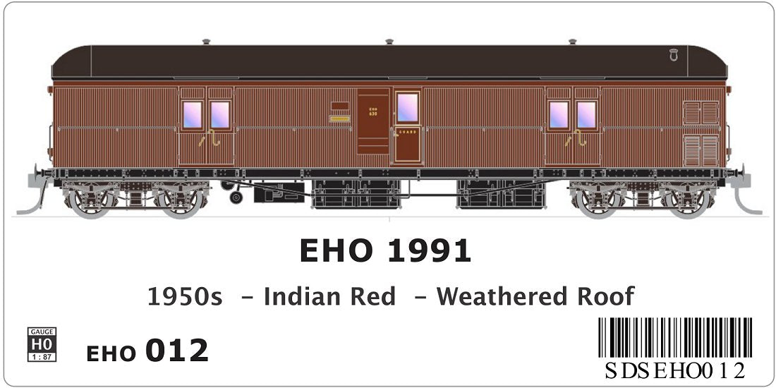 1950s, Indian Red, Weathered Roof