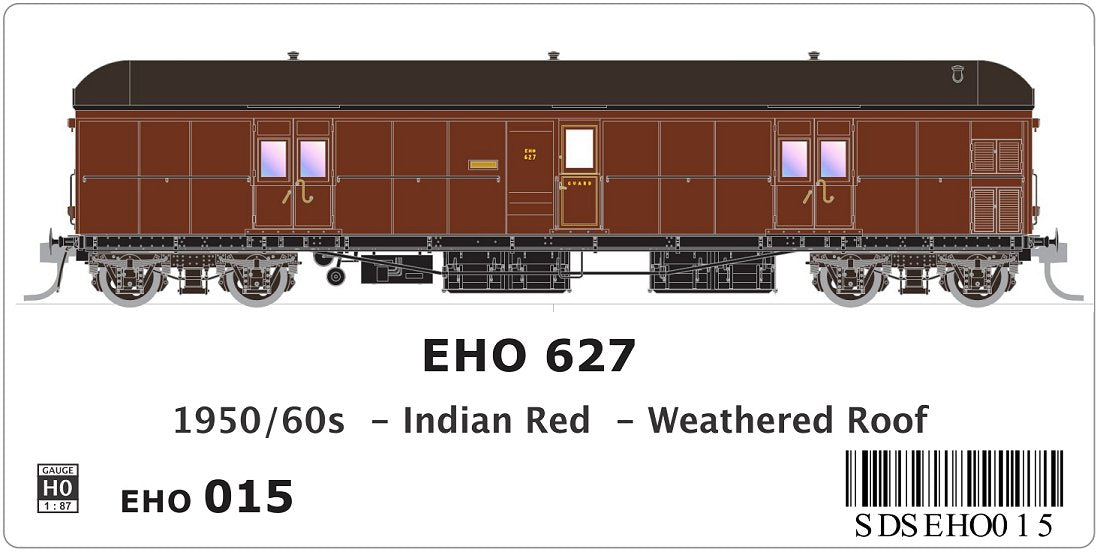 1950/60s, Indian Red, Weathered Roof