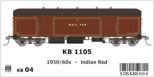 KB 1105, 1950/60s, Indian Red