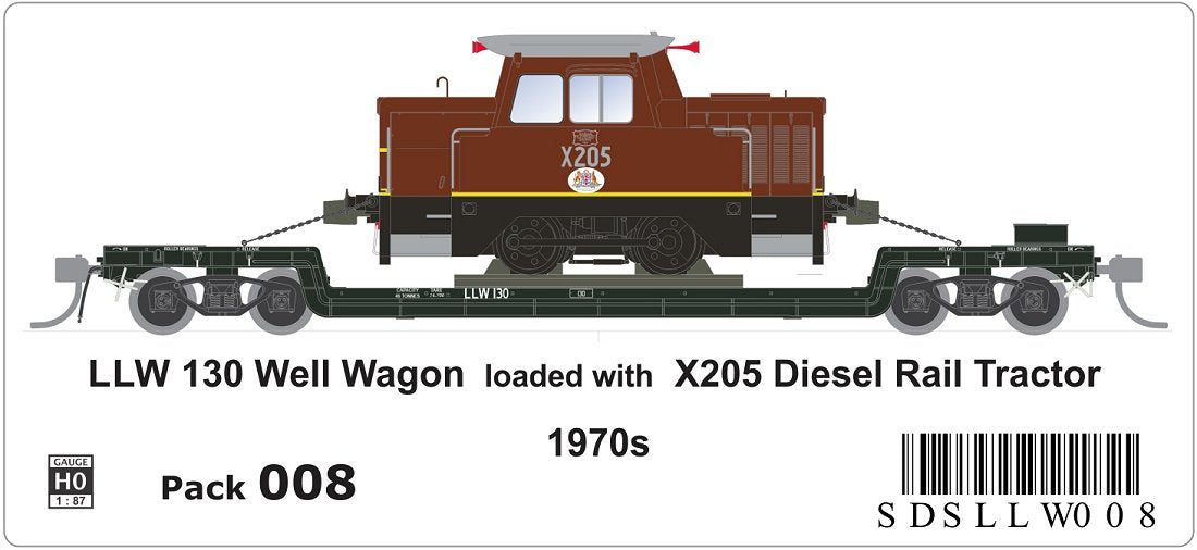 LLW 130 & X205 Diesel Rail Tractor