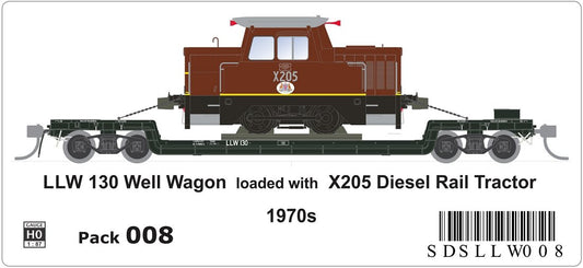 LLW 130 & X205 Diesel Rail Tractor
