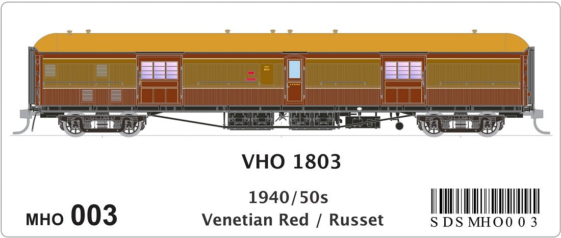 VHO 1940/1950s, Venetian Red & Russet