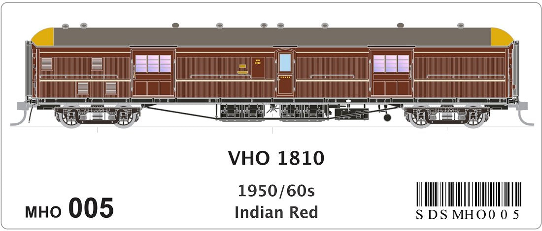VHO 1950/1960s, Indian Red
