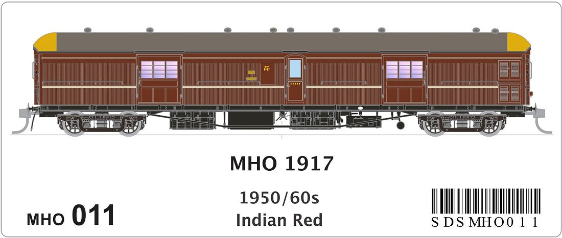 MHO 1950/1960s, Indian Red
