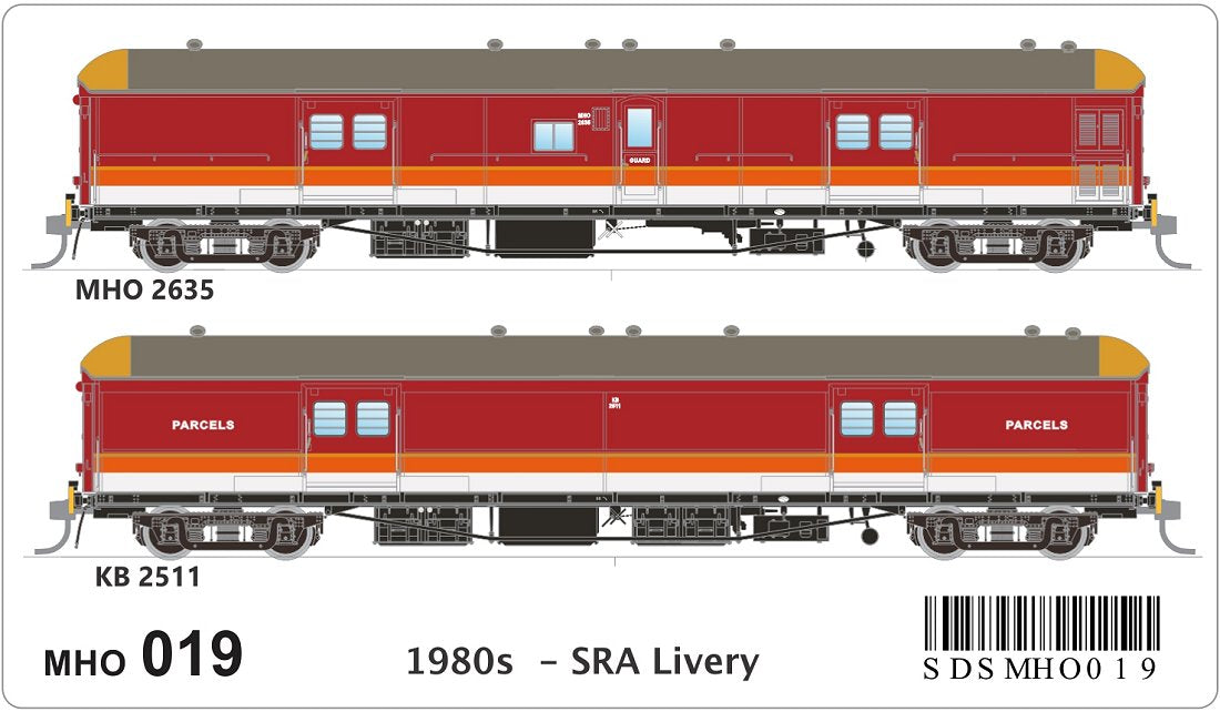 MHO / KB 1980s, SRA Livery (twin pack)