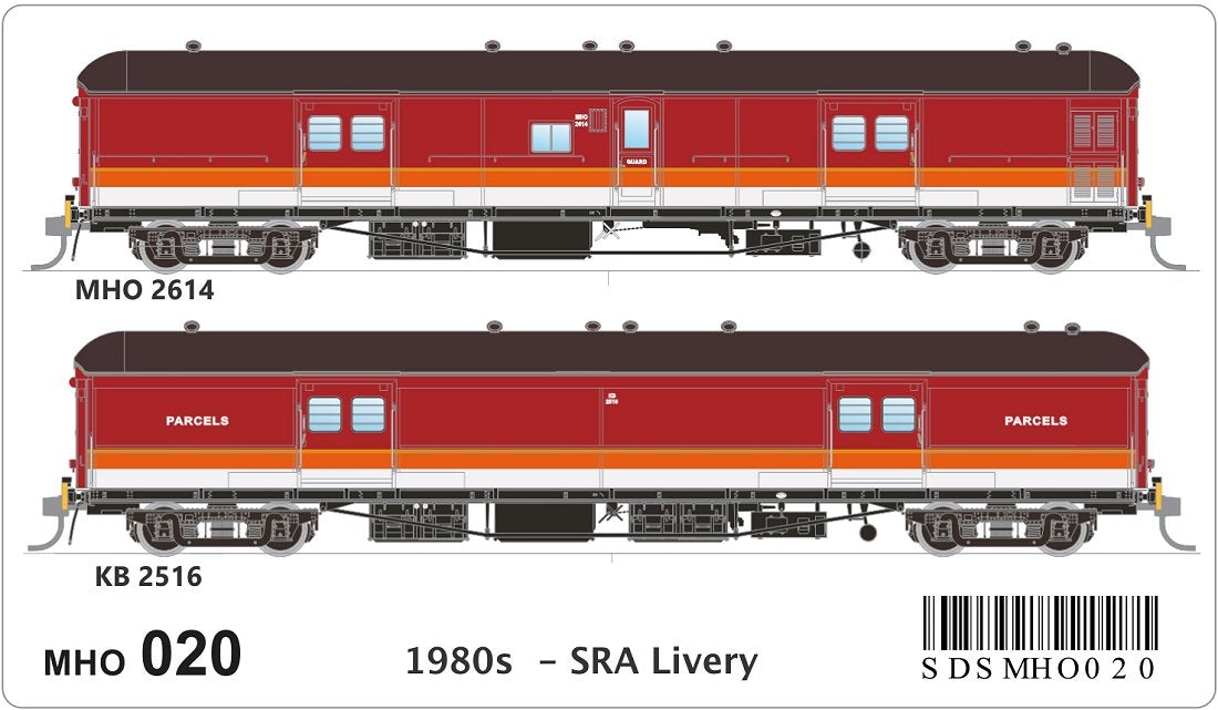MHO / KB 1980s, SRA Livery (twin pack)