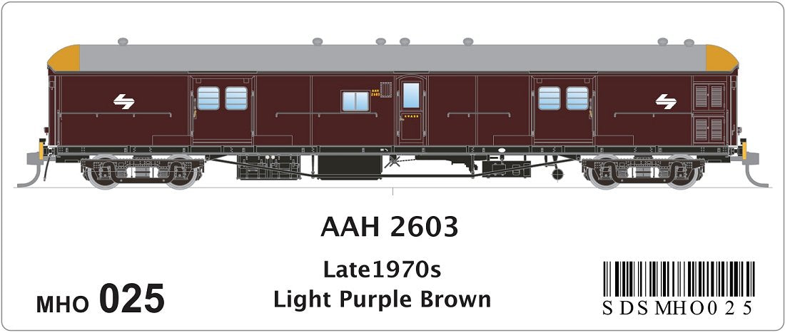 AAH late 1970s, Light Purple Brown