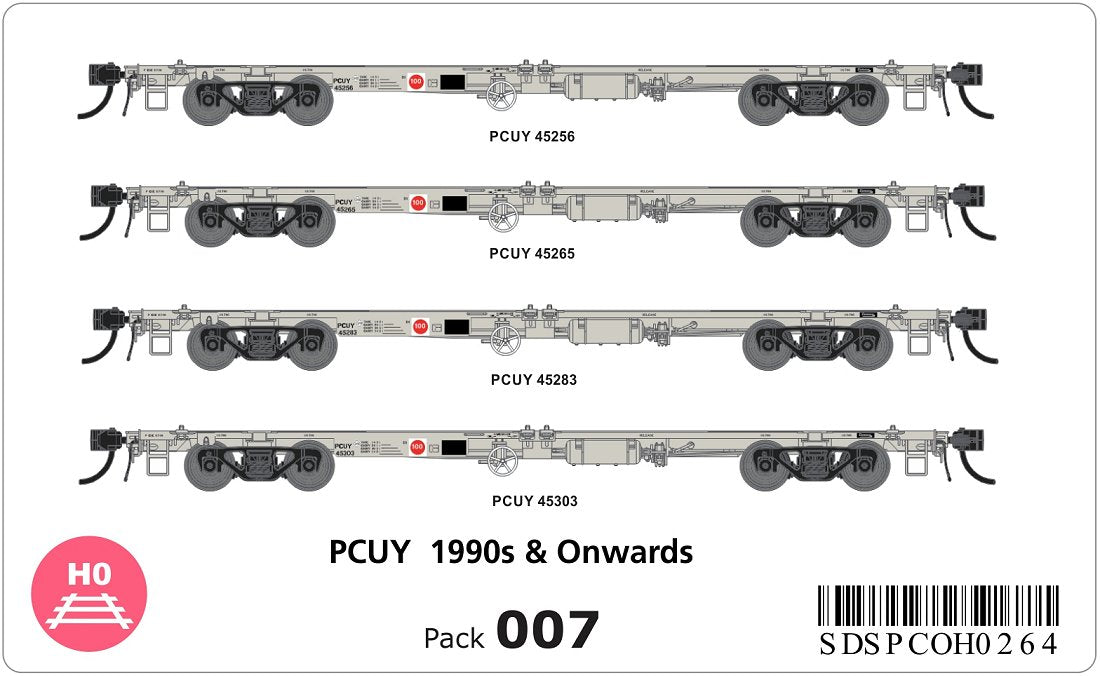 PCUY wagons, 1990s & onwards