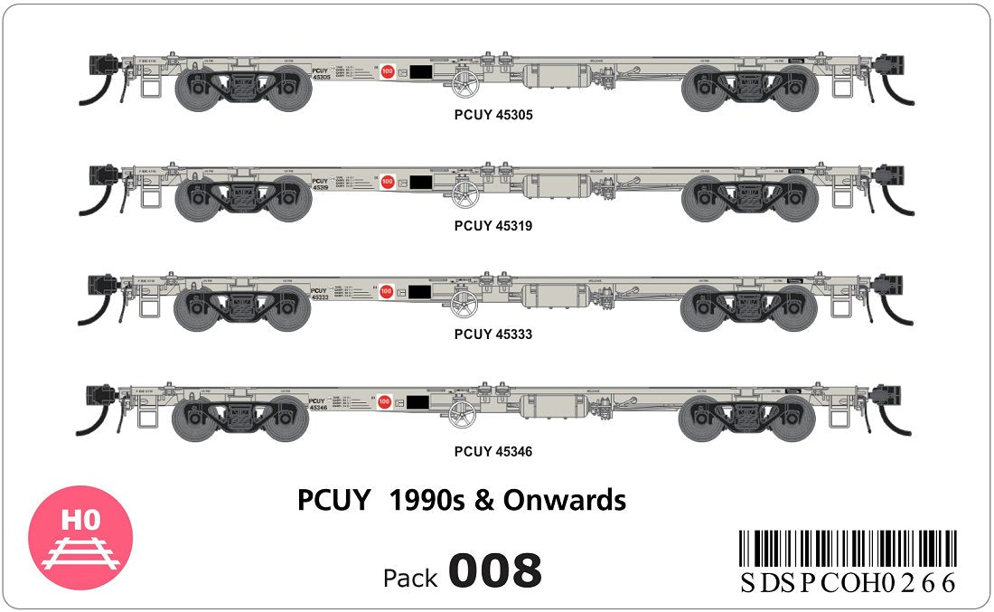 PCUY wagons, 1990s & onwards