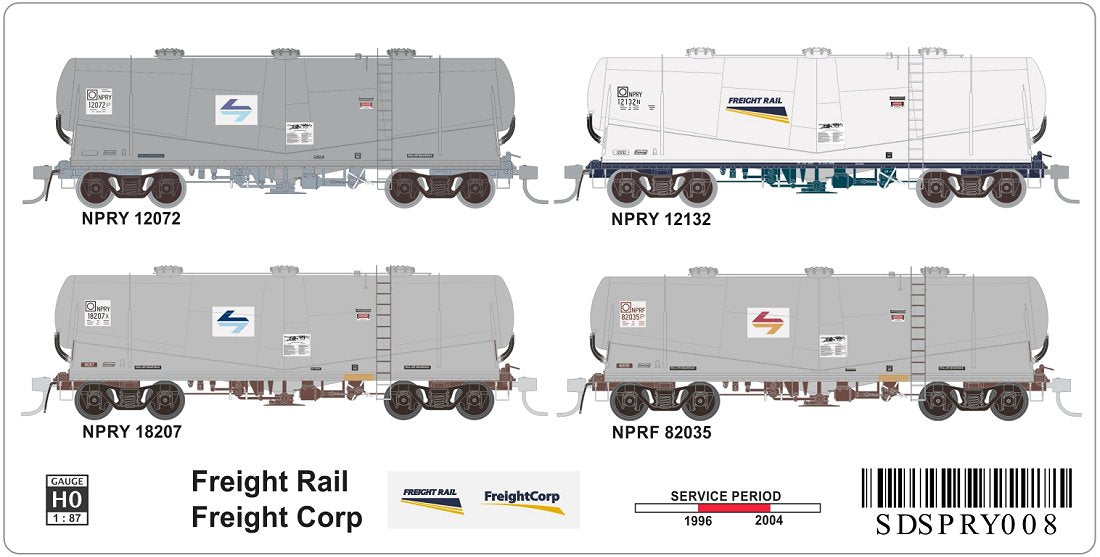 PRY008 Freight Rail, Freight Corp, NPRYx3, NPRFx1