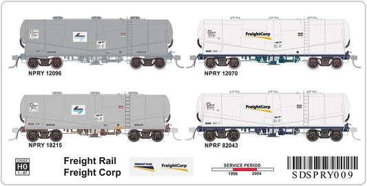 PRY009 Freight Rail, Freight Corp, NPRYx3, NPRFx1
