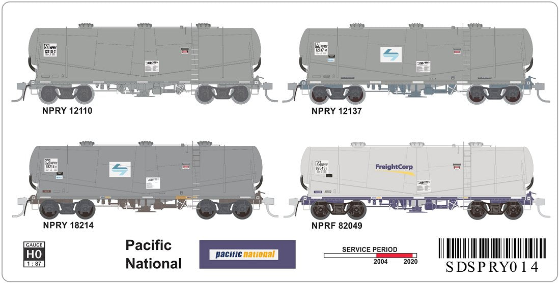 PRY014 Pacific National, NPRYx3, NPRFx1