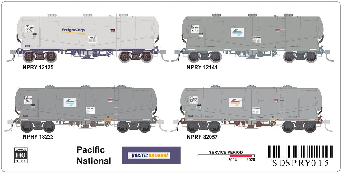 PRY015 Pacific National, NPRYx3, NPRFx1