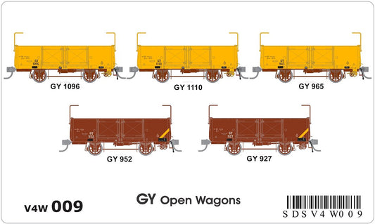 GY open wagons (x5)