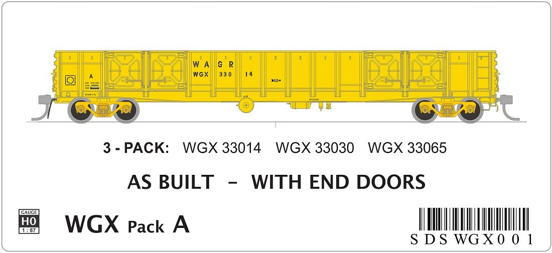 WGX, as built with end doors