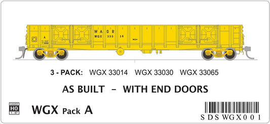 WGX, as built with end doors