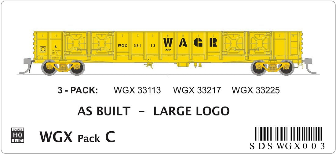 WGX, as built, large logo, (pack C)
