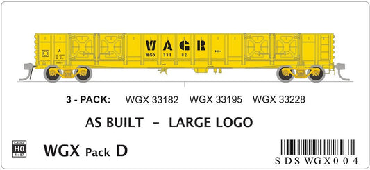 WGX, as built, large logo, (pack D)