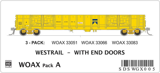 WOAX, Westrail, with end doors
